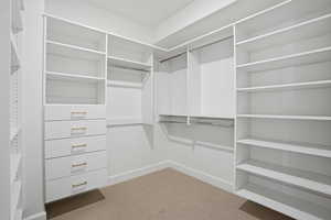 Primary walk in closet