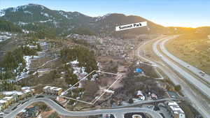 View of mountain background