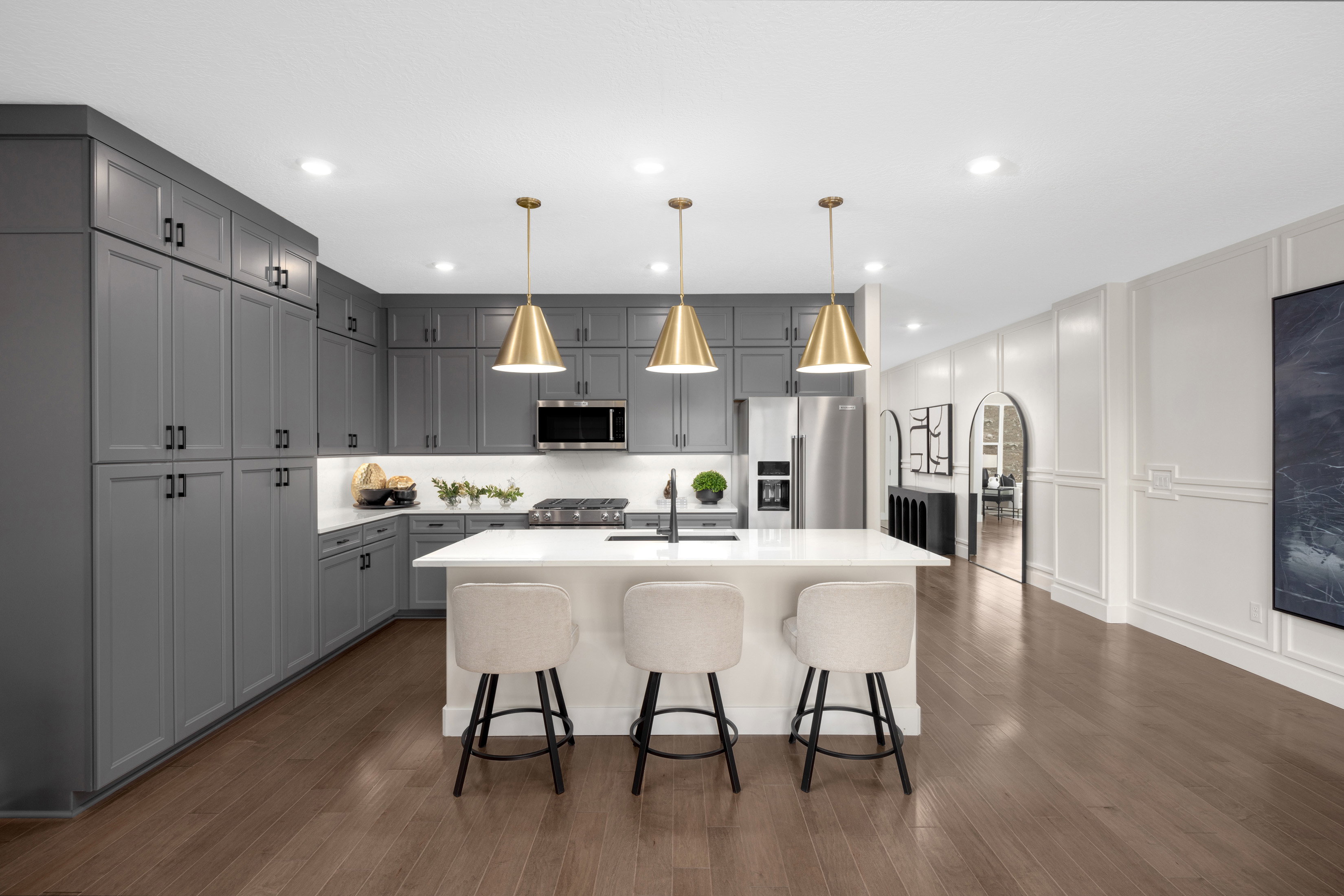 Kitchen  *Actual home may differ in color/material/options. Pictures are of finished homes of the same floor plan and may contain options/upgrades/ decorations/ furnishings not available at the advertised price.