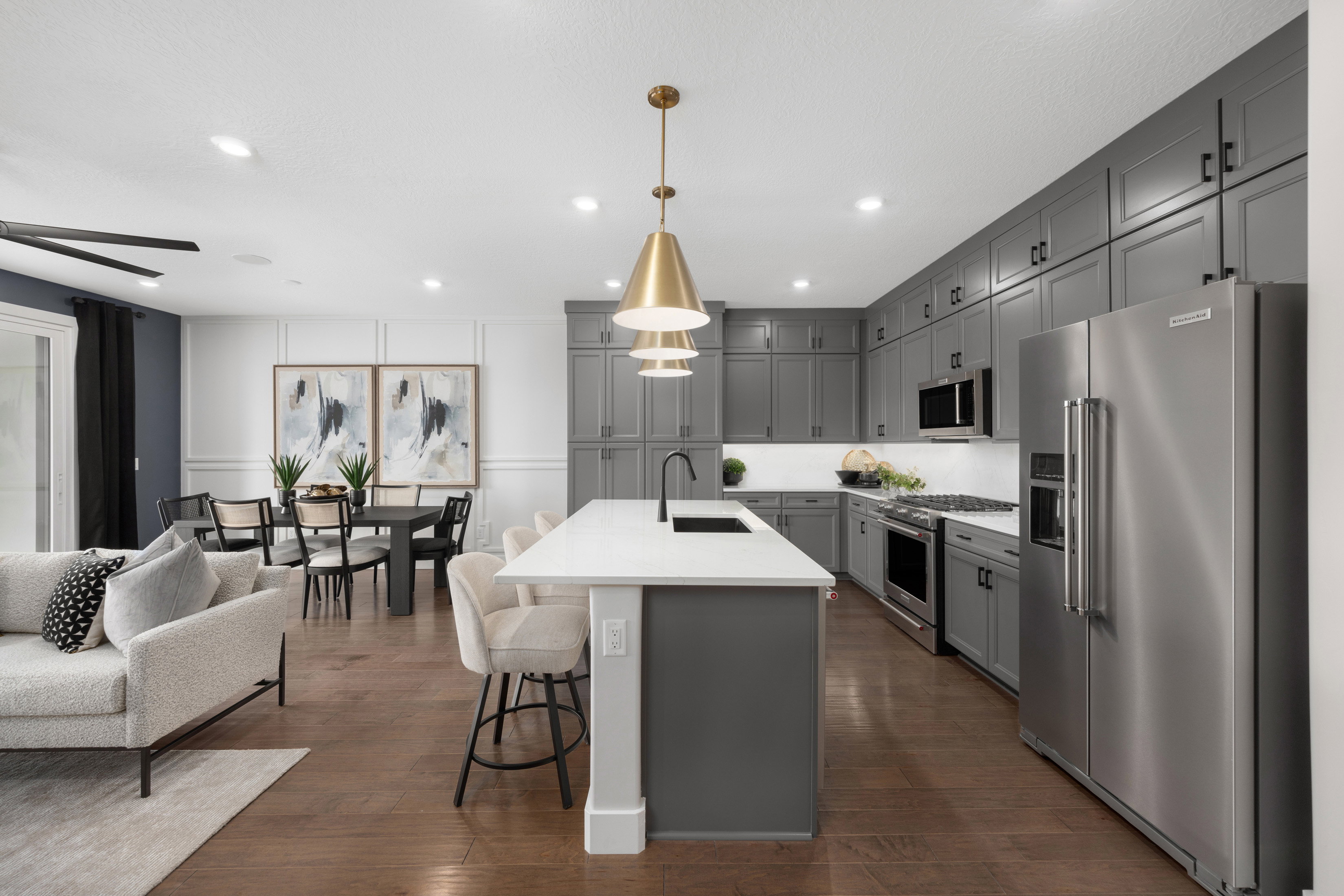 Kitchen *Actual home may differ in color/material/options. Pictures are of finished homes of the same floor plan and may contain options/upgrades/ decorations/ furnishings not available at the advertised price.