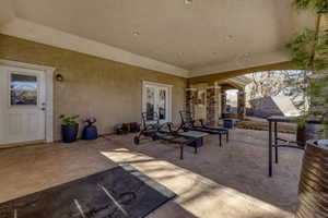 View of patio / terrace with french doors