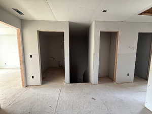 View of unfurnished bedroom