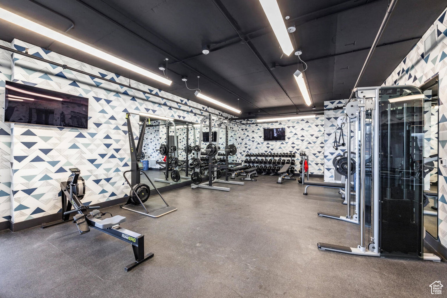 View of workout area
