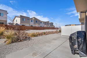 View of patio / terrace with grilling area and a residential view
