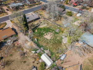 Aerial view of property and surrounding area
