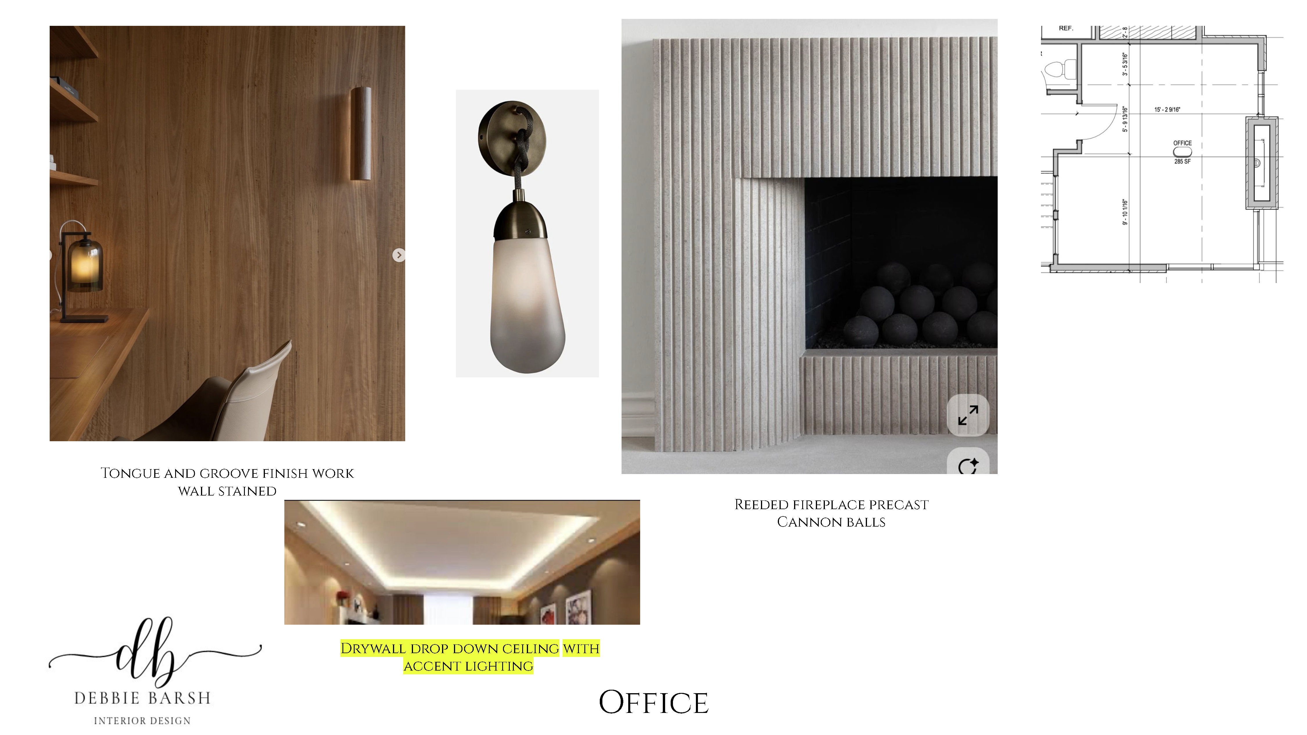 View of marketing collateral with multiple images
