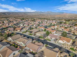 Bird's eye view of mountains
