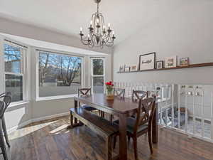 Dining area with LVP Flooring