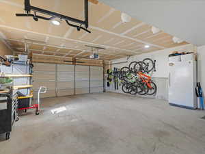 Oversized 2-Car Garage with a Automatic opener