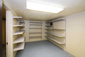 View of storage room