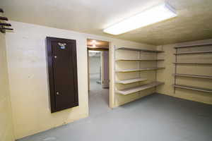 View of finished basement