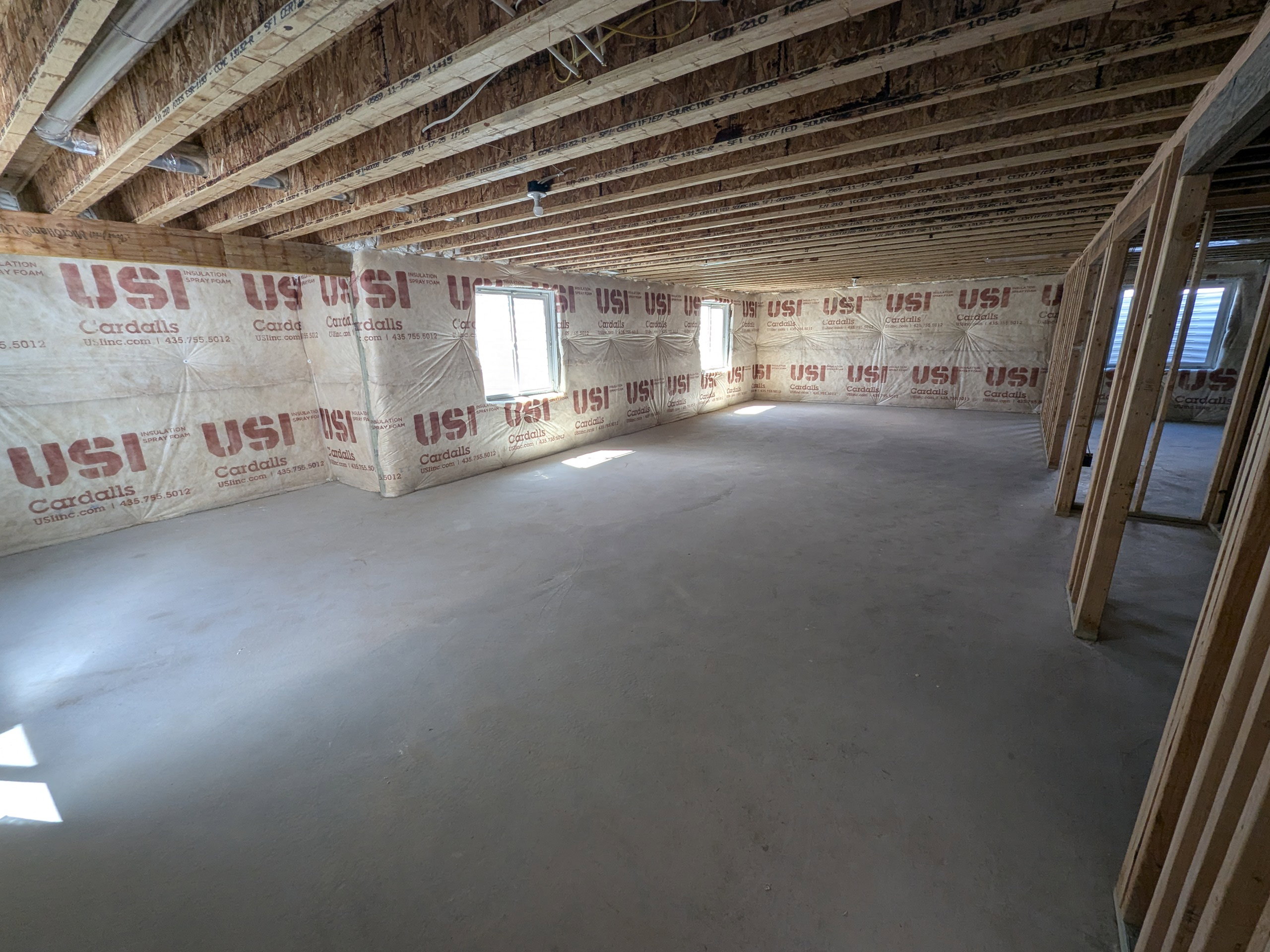 View of basement