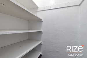 View of storage room