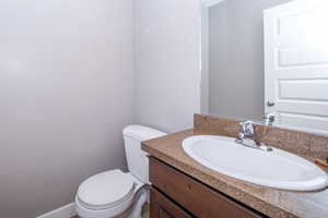 Half bathroom on Main Level