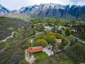 Drone / aerial view of mountains