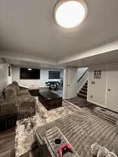 Basement living area