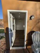 Entrance to the Casita Studio