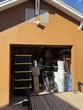 Interior of Storage Shed