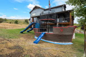 Private pirate ship playground