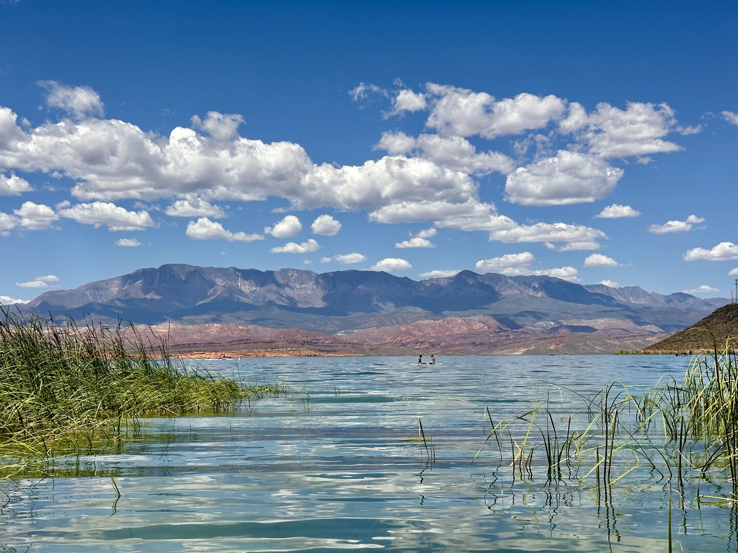 Water view with mountains