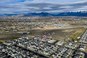 Aerial view of property's location