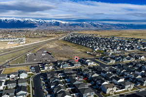 Aerial view of property's location