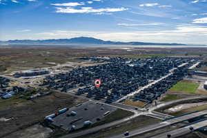 Aerial view of property's location