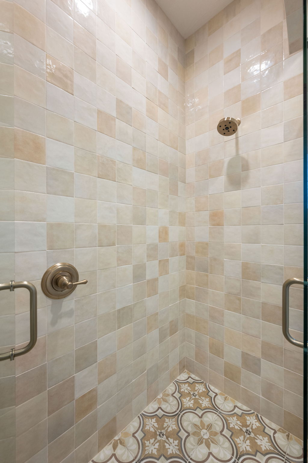 Bathroom with a shower stall