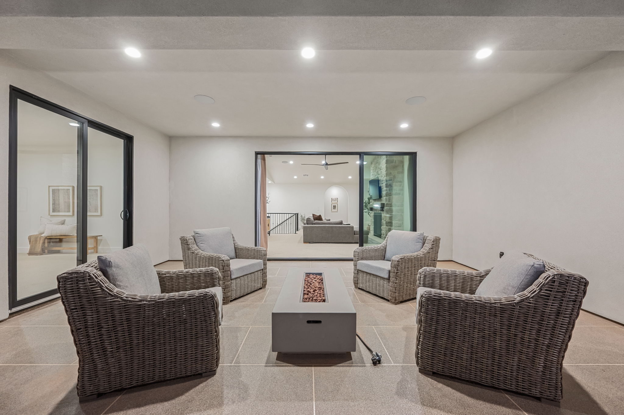 Lobby featuring recessed lighting