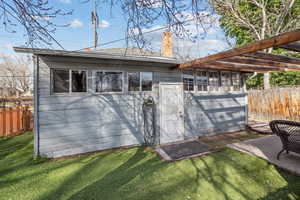 View of back of house