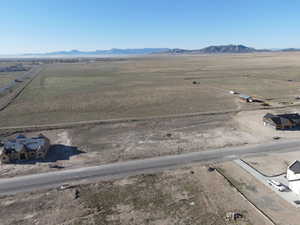 View of rural area with a mountainous background
