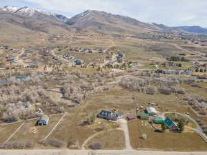 View of property location featuring mountains and rural landscape