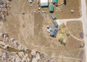 Aerial view of property and surrounding area