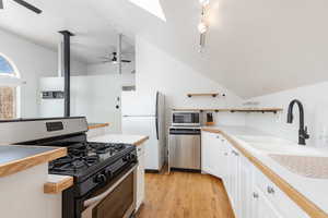 ADU apartment Kitchen above garage.