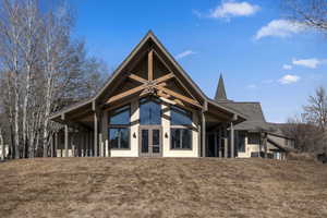 Entrance to indoor pool building