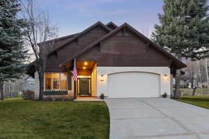 Charming single level home with Swiss inspired architecture