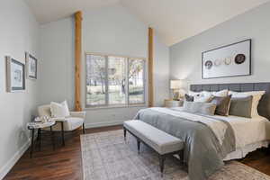 Spacious Primary suite with walk-in closet