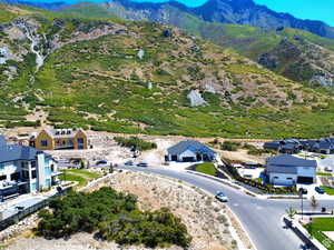 Aerial view of mountains