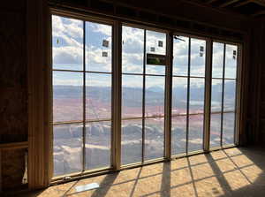 Master Bedroom view of Mount Timpanogos and Jordanelle Reservoir