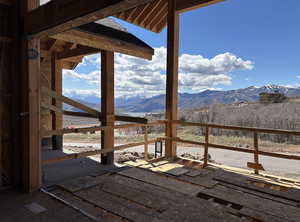 Front Deck view of Mount Timpanogos and Jordanelle Reservoir
