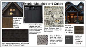 View of exterior selections for the home