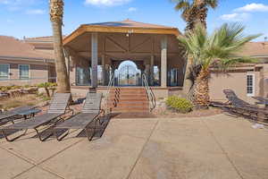 View of community with a patio
