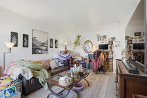 Living area with a desk