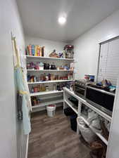 View of storage area