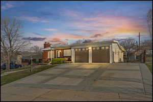 Dusk photos of front of home