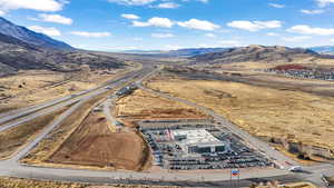 Bird's eye view of mountains