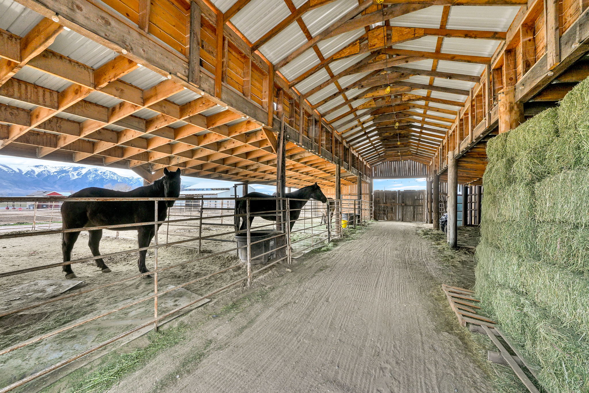 View of stable
