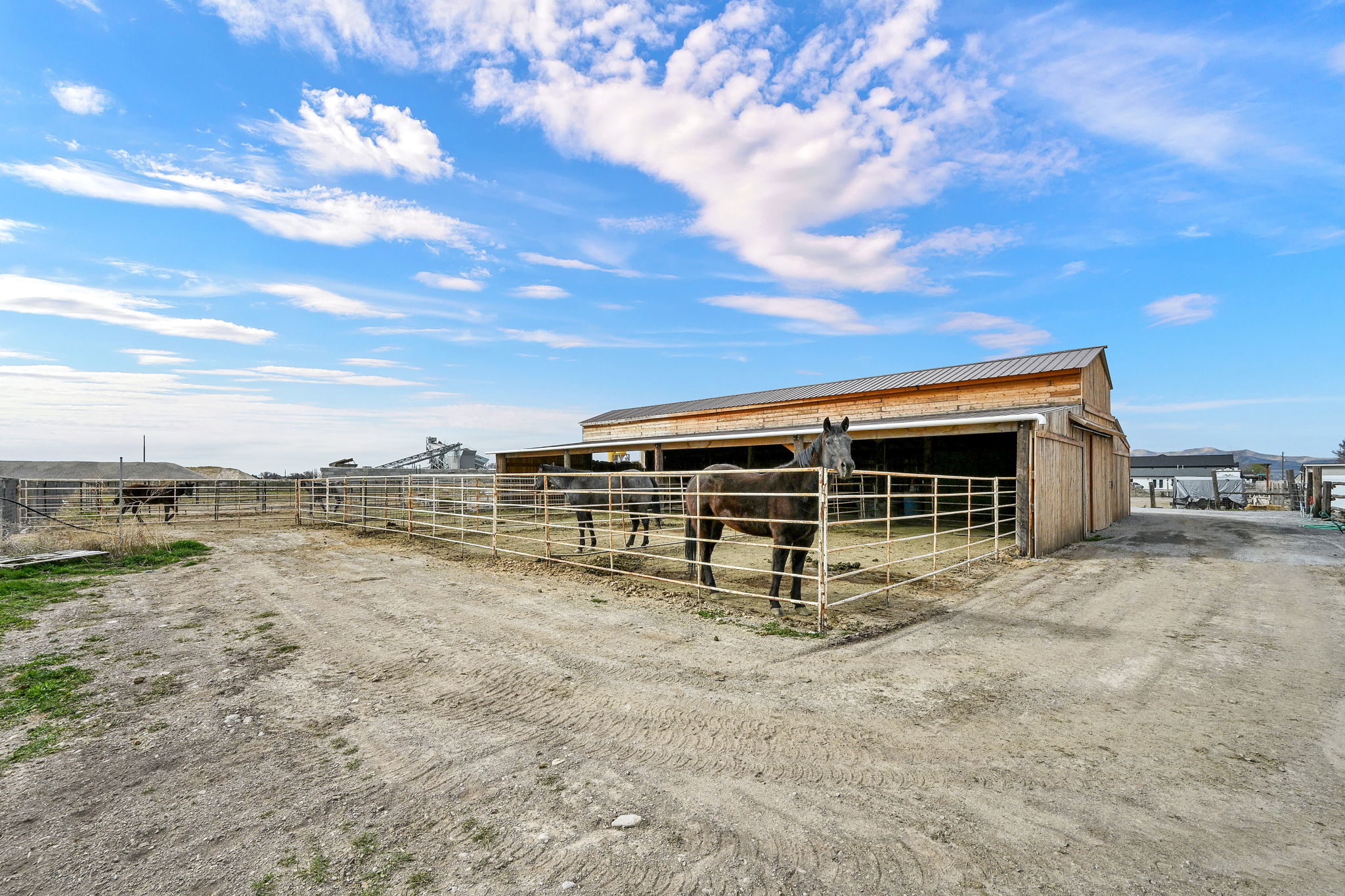 View of outdoor structure with an exterior structure