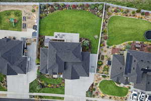 Aerial view of property and surrounding area