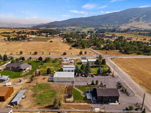 View of rural area with mountains